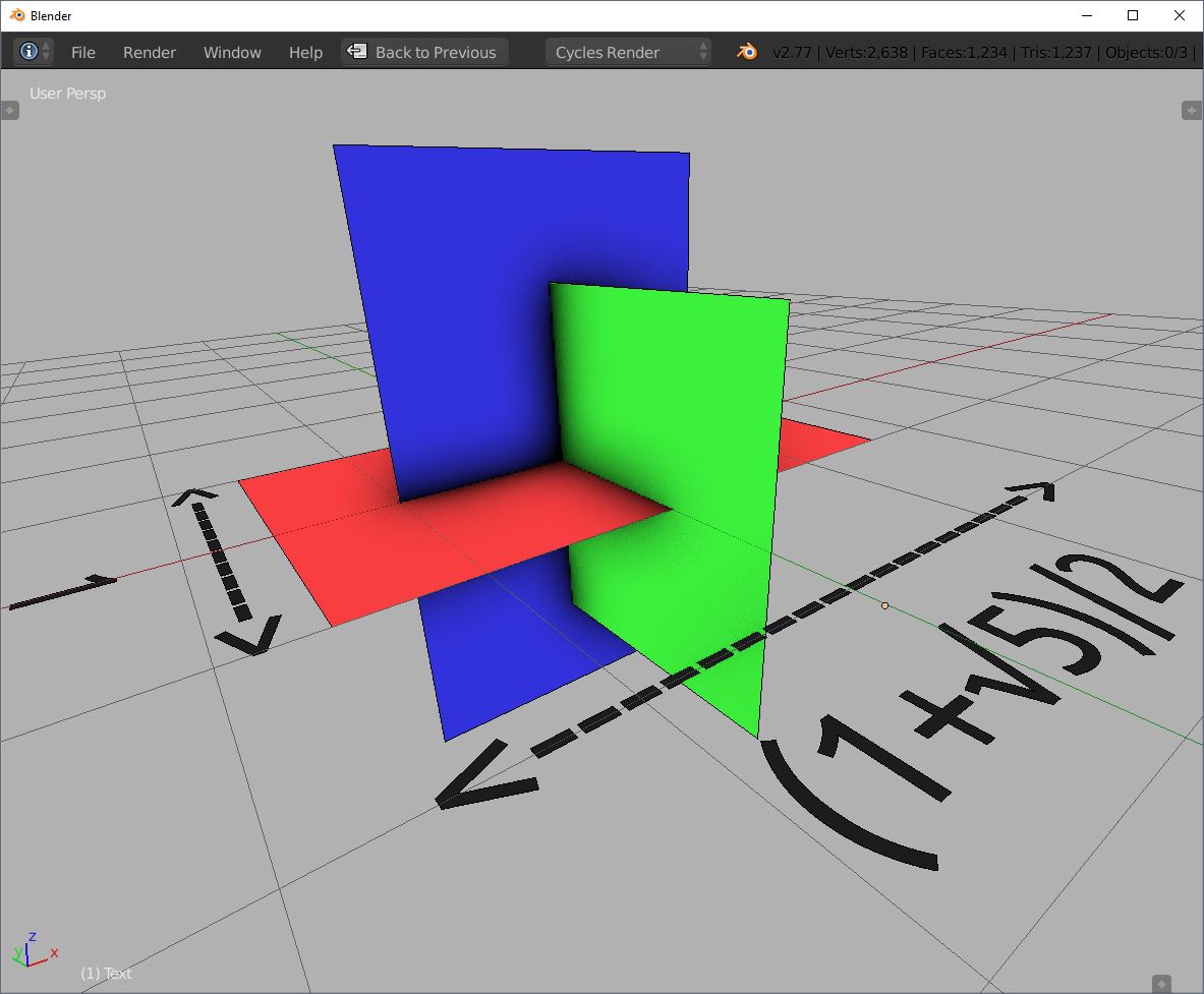 Golden ration icospher Blender