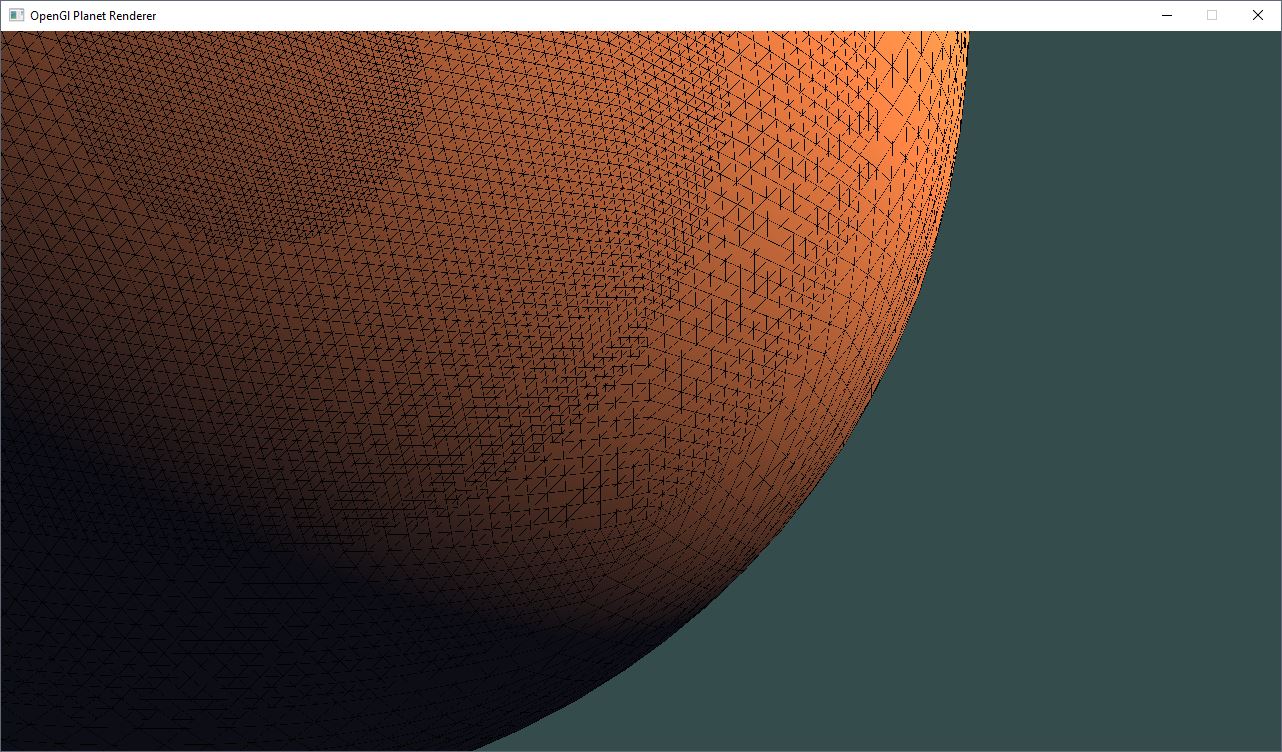 Sphere planet subdivision LOD terrain rendering Leah Lindner