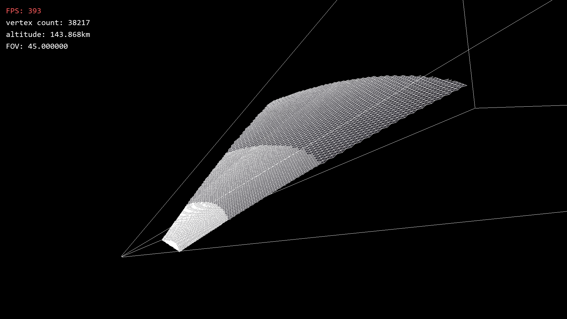 Frustum and backface culling planet terrain rendering opengl c++