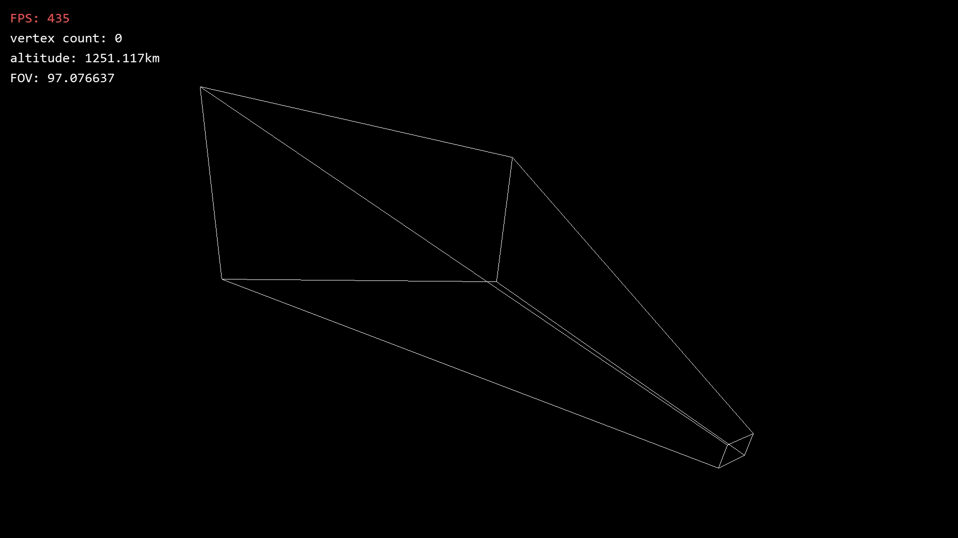 Camera view clipping frustum terrain generation c++ opengl