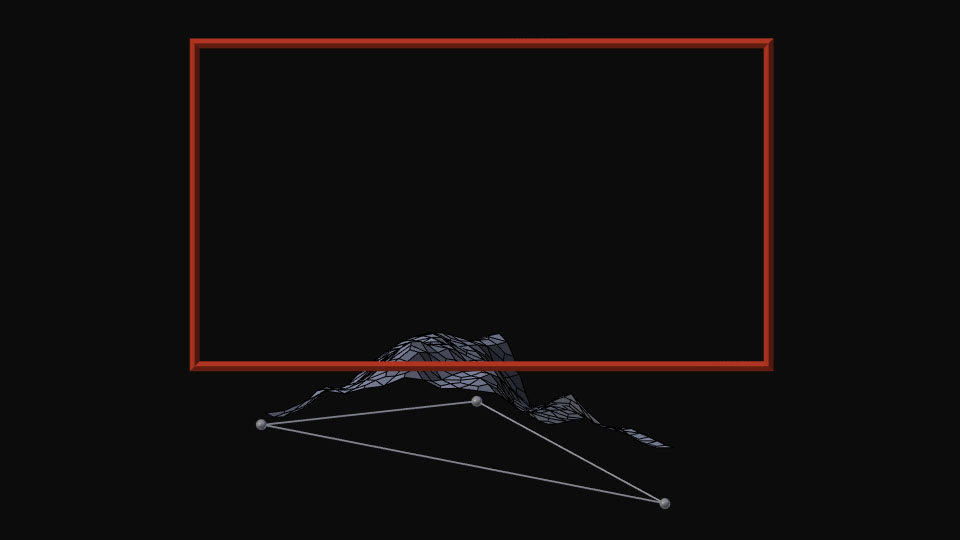 Edge scenario for triangle volume frustum culling for terrain generation
